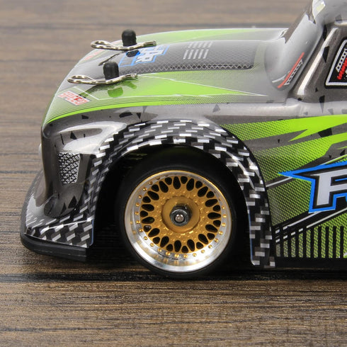 RCAWD Rim Wheel Drift Tire for 1/28 Wltoys K969 K989 P929, Drift Rally Kyosho Mini-Z Mini-Q Mini-D (Yellow)