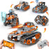 QHECTTY 5in1 STEM Building Toys for Kids 6-14, Remote & APP Controlled Mech
