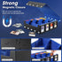 FTSFVOE Commander 3000+ 24 Trading Card Storage Box for - Card Deck Box with Removable Cover, Colorful Divider Tabs