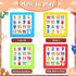 Sumind 8 Pieces Slide Puzzles for Kids, Colorful Plastic IQ Blocks Toys Brain Teaser Game Gift for All Ages