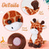 Glow Guards 12'' Light up Giraffe Stuffed Animal, Soft Plush Toy with LED Night Lights