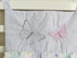 CribMATE 1 Purple Butterfly Nursery Diaper Stacker PC Floral Butterfly Diaper Hanging Bag for Baby Girl (Purple