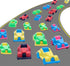 KR. LIF 24 Pcs Puzzle Pull Apart Car Erasers, 3D Mini Cute Erasers for Kids Bulk, Needed Desk Pets for Classroom