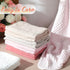 VitalCozy 12 Pcs Baby Muslin Hooded Bath Towels and Washcloths, Muslin Hooded Baby Towels Absorbent Blankets for Gift