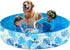 SLOOSH Foldable Dog Kiddie Pool - Portable Hard Plastic Kids Baby Doggie