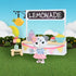 Sweet & Sour Lemonade Stand, Complete Set with Miniature Doll Figure, 9 Pieces, Ages 3+
