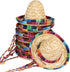 BTYMS 8 Pieces Mini Sombrero Party Hats - Fiesta Party Decorations for Table, Dolls, Dogs, 5.9 Inch