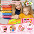Pnooe 1-3 2-4 Toddler Busy Board Montessori Toys for Toddler Year Old, Girl Birthday Gift, Preschool Educational