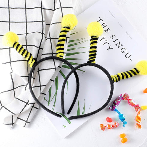 Yaomiao 8 Pieces Bee Antenna Headbands - Tentacle Hair Bands for Kids Women Halloween Cosplay Costume Accessories Party