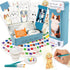 COIPLAY 648 Color Blocks Watercolor Paint Set, 52-Bookmarks, 3 Brushes, Silicone Cup,