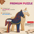 150 5 Labradoodle Dog Wooden Jigsaw Adult Puzzle by Nestologi, Unique Animal Puzzle, Goldendoodle Gift for Family