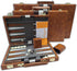 Brown and White Backgammon Set - CHH 18"