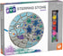 MindWare Paint Your Own Stepping Stone Kit - Mosaic Moon and Stars - Kits Include Paint and Brushes
