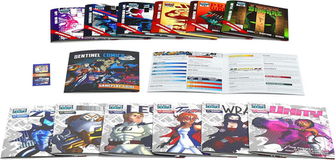 Greater Than Game: Sentinel Comics Roleplaying Game - Starter Kit, 6 Pre-Made Adventures, Ages 14+