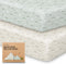 2-Pack Mini Crib Sheets Fitted - 38x26 Pack N Play Sheets for