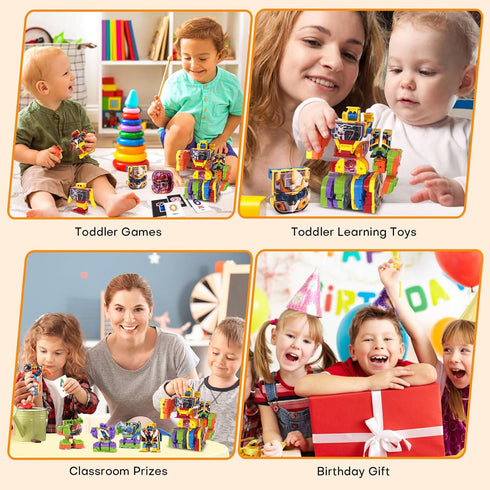 10 1 10 3+, in Number Robots Transforming Toys - Convertible to Big Robot, Number Blocks with Digital Cards, STEM