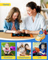 TEKFUN 10IN LCD Writing Tablet for Boys Girls, Magic Doodle Board with Anti-Lost Stylus, Mess Free Coloring (Orange)