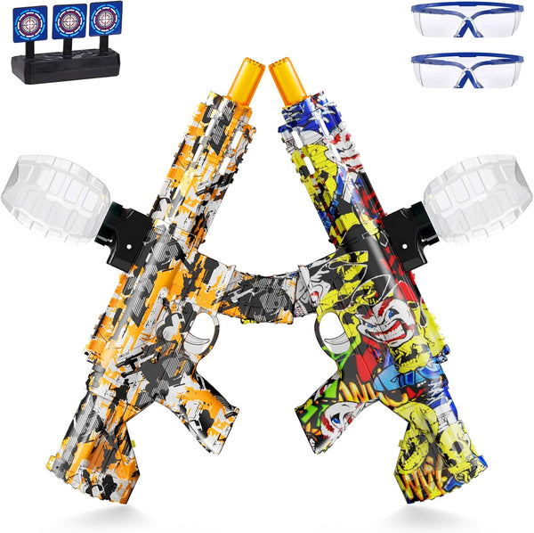 2 Set Electric Splatter Blaster Toy, Outdoor Team Games for Ages 14+, Christmas and Birthday Gift