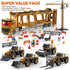 Set 1:40 1:55 Bulldozer, Construction Trucks Toy Alloy Inertia Driving & Simulation Model Toys, Including Forklifts