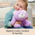 1 10 GUND Original Snuffles Teddy Bear, Stuffed Animal Plush Toy for Ages and Up, Purple