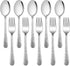 LIANYU 10-Piece Kids Silverware Set, 5 Kid Spoons & 5 Kid Forks, Stainless Steel Toddler Flatware