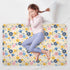 siphylline 52" 34" Colorful Dandelion Flower Modern Extra Large Resuable Changing Pad Covers Waterproof Washable
