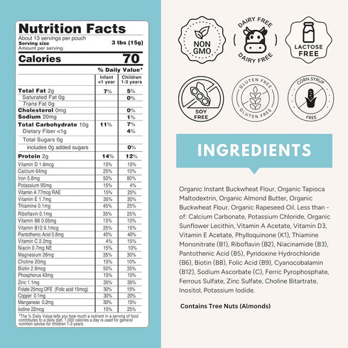 6 6 Pack) Else Nutrition Super Cereal For Babies mo+, Made With Real Whole Plants for a Nutritionally Balanced meal