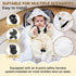 Newborn,35"x35"Universal LAT LEE AND TOWN Winter Baby Car Seat Blanket for Baby Wrap Blanket with Ruffle Hood,Winter