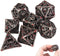 DND Dice, Hollow D&D Metal Dice Set with Gift Box, 7 PCs Steampunk Polyhedral Dice for RPG Games