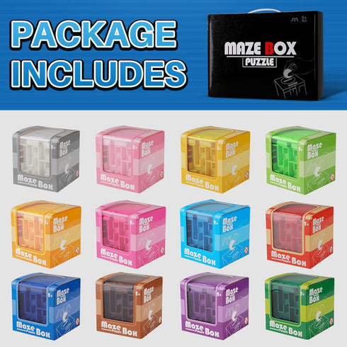 ZPISF 12 Pack Money Maze Puzzle Box for Cash Gift, Fun Ways to Give Money as A Gift, Great for Birthday, Valentine's