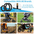 RUTU Front 12.5x1.75/2.125/2.25 & Rear 16x1.75/2.125 (2 Set) Tire and Tube for BoB Revolution SE/Pro/Flex