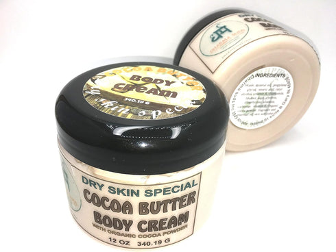 Dharma Suds 12 oz Cocoa butter moisturizer body cream dry skin special with organic cocoa powder