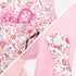 GAGAKU Baby Doll Carrier - Stuffed Animal Carrier for 12 to 24 Inch Reborn Dolls - Adjustable Straps, Pink Flowers