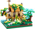 Architecture Port Cabin Building Set Model Kit - 600 PCS Mini Blocks with 2 Figures, Gift for Kids and Adults
