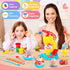 Rodsucs Sets 4-8, 3-12 Color Dough Kitchen Creation for Kids Ages Ice Cream Maker Toy for Year Old Kid, Kids Arts