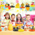 9 3D Threan Pieces Construction Party Centerpieces Honeycomb Car Truck Zone Centerpieces Table decorations for Baby