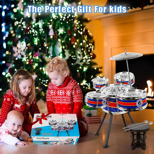 Set, 8 Set 1-3, 5-7 Kids Drum PCS Drum for Toddlers Kids Jazz Drums Ages Musical Instruments Toys for Beginner Boys