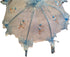 Party Favors Plus 36" White Lace Baby Shower Umbrella Blue Storks, Pacifiers & Rattles