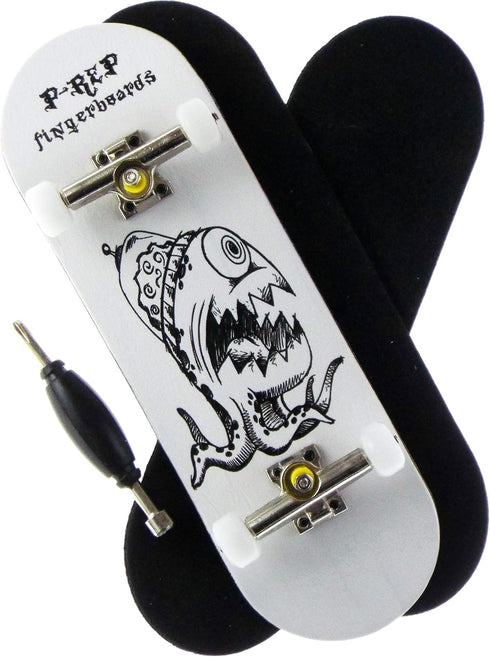 P-REP Alien Brain Starter Complete Wooden Fingerboard, Throwback Edition - 30mm