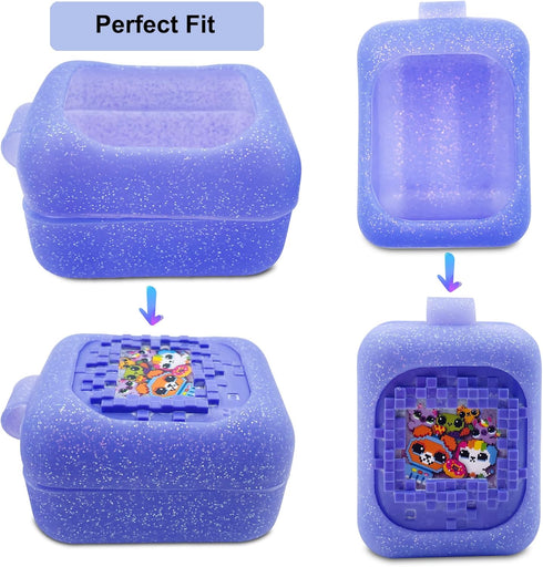xcivi Anti-Slip Silicone Case Cover for Bitzee Interactive Toy, Protective Sleeve Skin for 3D Electronic Pets