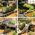TUMAMA Dinosaur Toys Race Track, 281 Pcs Dinosaur Train Set for Kids 3-5 5-7, Flexible Tracks with 4 Dinosaurs, 2