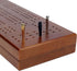 Set, 3 2-3 Pacific Shore Games Wooden Cribbage Board Game Walnut Stained Continuous Track for Players, Card Storage