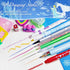 Washable Fruit Scented Markers Set, 53 PCS with Frozen Princess Castle Pencil Case, STEM Toys for Girls