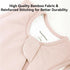 BubblePanda 6-12 2.5 2-Way Rayon Made from Bamboo Sleep Sack Months Tog Winter Warm Ultra Soft Baby Wearable Blanket