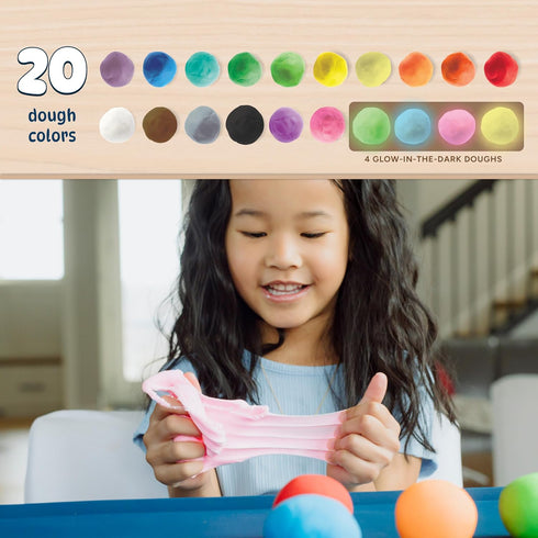 20 3 Chuckle & Roar Whoa Dough - Colors Air Dry Clay Gluten Free, Safe and Non-Toxic - Ages and Up