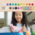 20 3 Chuckle & Roar Whoa Dough - Colors Air Dry Clay Gluten Free, Safe and Non-Toxic - Ages and Up