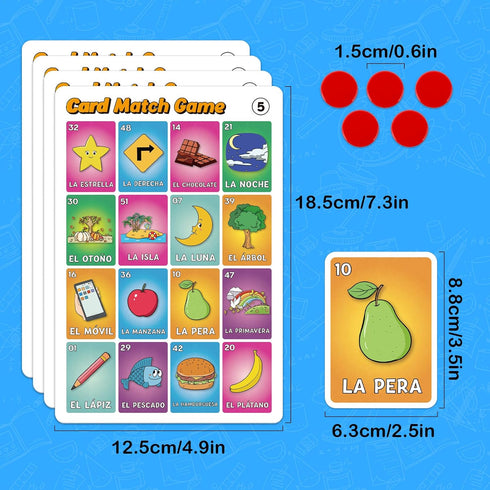 Loteria Mexican Bingo, Sight Word Bingo Games for Kindergarten, Spanish Learning Activities for Kids