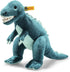 Steiff Thaisen T-Rex Plush - Premium Stuffed Animal, Dinosaur Toys for Kids, Soft Cuddly Friends (Blue, 14")