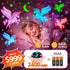6 4-6, 360 Onefire Girls Toys for Girl Gifts, Films Light Projector Unicorn Toys for Girls Age Rechargeable Night