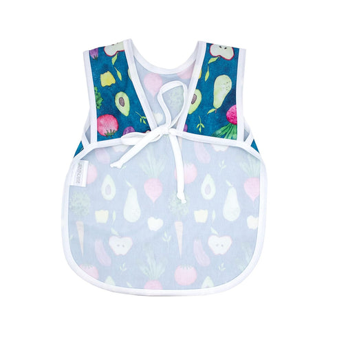 6m-3T BapronBaby Organic Produce Bapron - No Neck Tie Safer Bib for Baby& Toddler - Soft Waterproof Stain Resistant